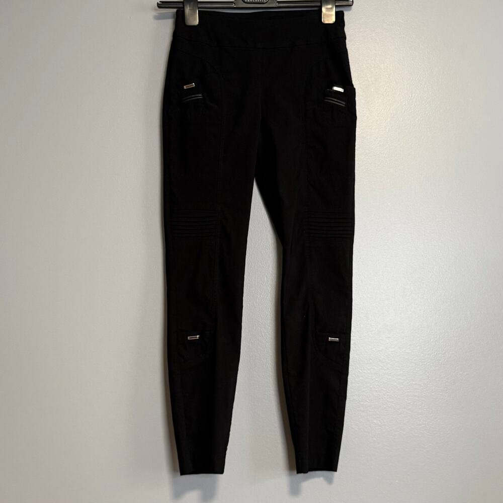 Jamie Sadock Black Pull On Skinny Ankle Golf Pants 4